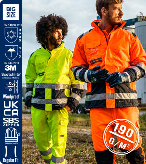 CHAQUETA IMPERMEABLE ANTIFRIO A.V. Cat.2  HISPEED PAYPER