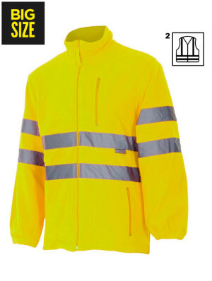 CHAQUETA POLAR ALTA VISIBILIDAD VELILLA 181  - BIG SIZE
