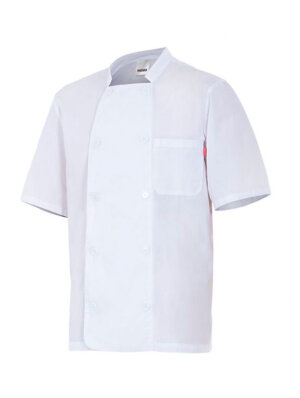 CHAQUETA LIGERA DE COCINERO MANGA CORTA VELILLA 405201 