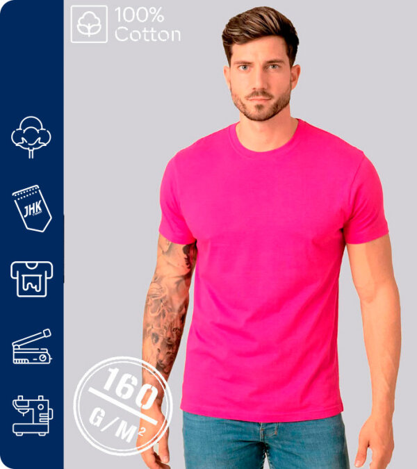 CAMISETA URBAN T-SHIRT 100% ALGOD&Oacute;N 160 Grms. JHK TSUA150