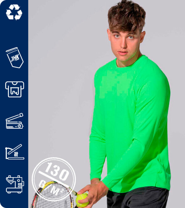 CAMISETA T&Eacute;CNICA MANGA LARGA MAN SPORT 130 Grms. JHK SPORTMANLS