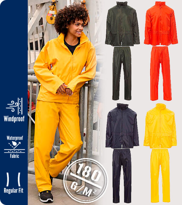 TRAJE DE LLUVIA PVC 180 Grms. SET-NYLON PAYPER