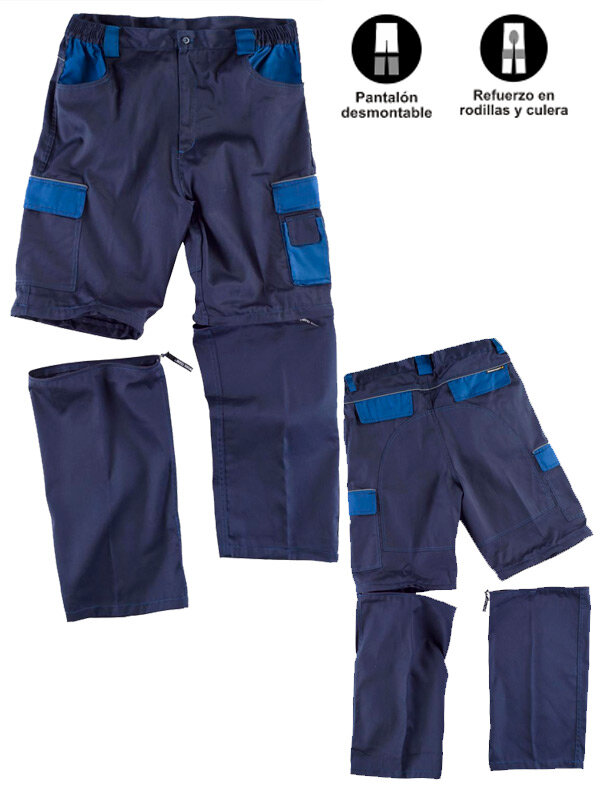 PANTAL&Oacute;N COMBINADO DESMONTABLE 190 Grms WORKTEAM WF1850