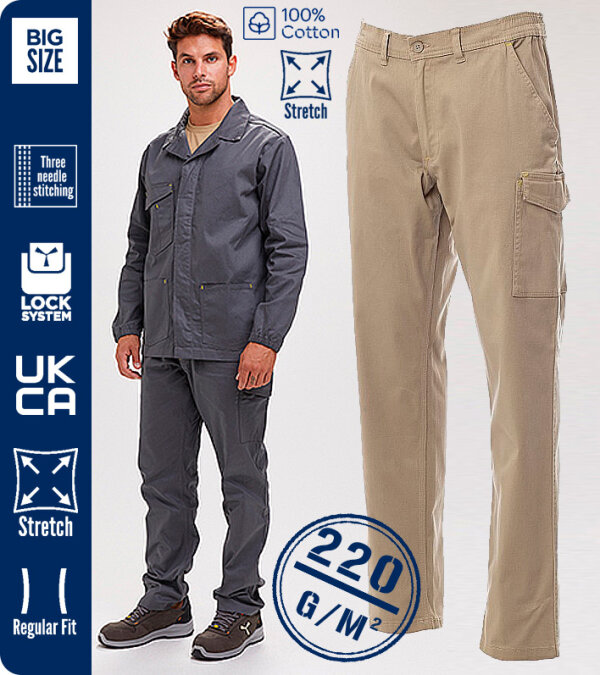 PANTAL&Oacute;N ALGOD&Oacute;N LIGERO TEJIDO EL&Aacute;STICO - POWER STRETCH SUMMER PAYPER