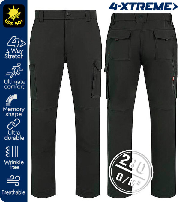 PANTAL&Oacute;N EL&Aacute;STICO MULTIBOLSILLOS DE ALTO RENDIMIENTO  280Grms. VELILLA ARROW 103030X