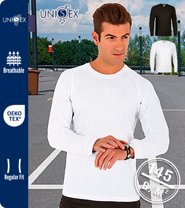 CAMISETA T&Eacute;CNICA MANGA LARGA -145 Grms. VALENTO CROSSING