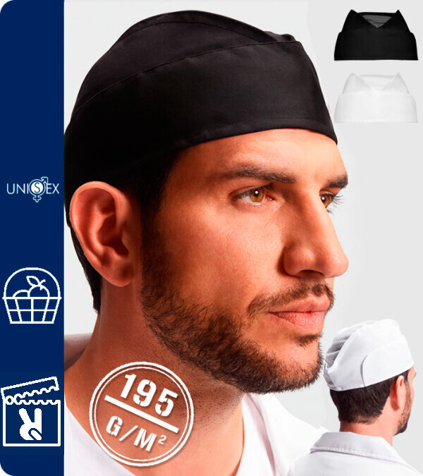 GORRO ESTILO MILITAR CON REJILLA TRANSPIRABLE 195Grms. Pack-10 uds -ROLY LAGASSE 9090