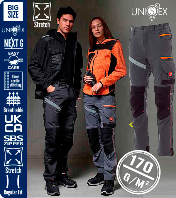 PANTAL&Oacute;N T&Eacute;CNICO LIGERO HIDR&Oacute;FUGO EL&Aacute;STICO-PARA RODILLERAS 170Grms. NEXT 4W SUMMER PAYPER 