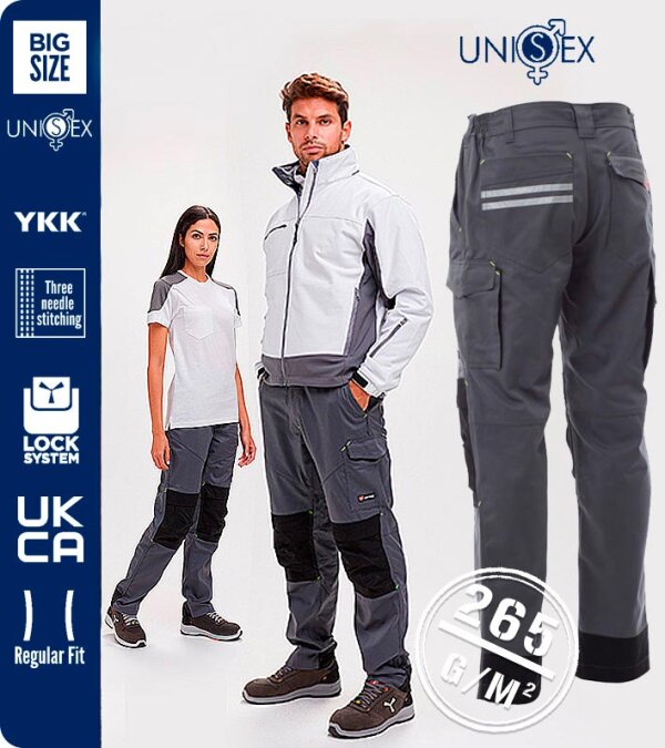 PANTAL&Oacute;N COMBI  TEJIDO EL&Aacute;STICO PARA RODILLERAS-WORKER TECH PAYPER 