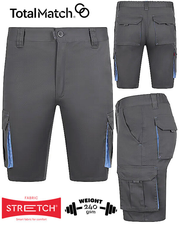 BERMUDAS BICOLOR EL&Aacute;STICA 240 Grms. VELILLA 103034S  - GAMA TOTALMATCH - 