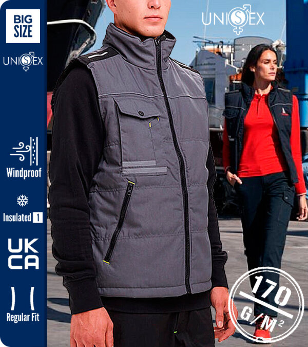 CHALECO ACOLCHADO UNISEX 170Grms. AZUA 2.0 PAYPER