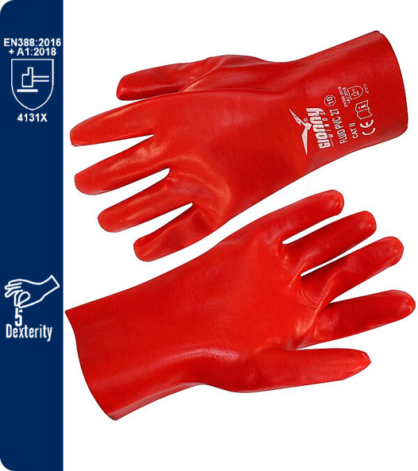 GUANTES PVC 27 CM. PAYPER. PACK 12 pares