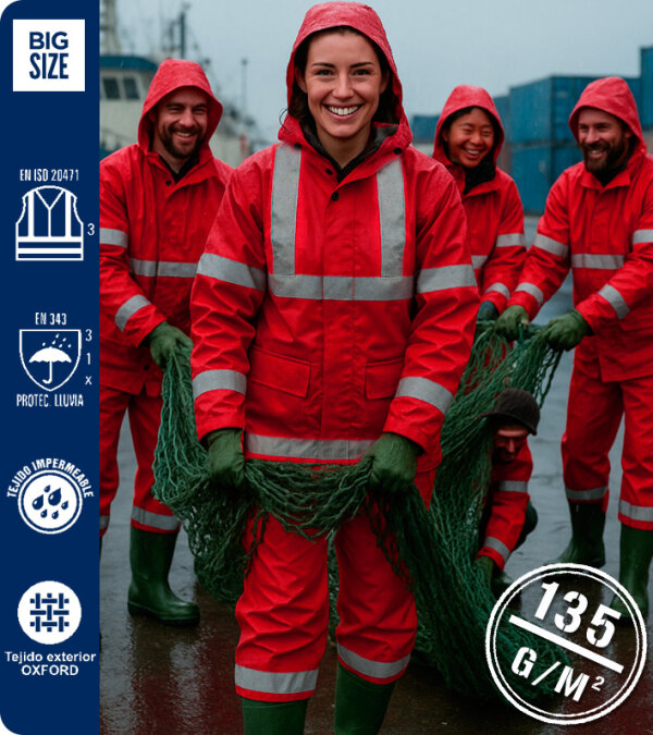 TRAJE DE AGUA IMPERMEABLE A.V. Cat-3 . WORKTEAM S2015