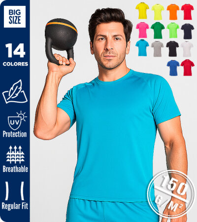 CAMISETA T&Eacute;CNICA DEPORTIVA HOMBRE 150 Grms. PAYPER RUNNER