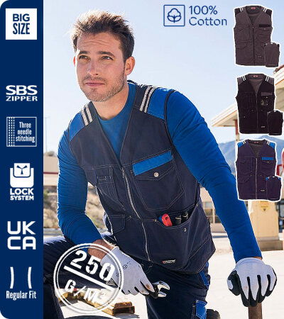 CHALECO ALGOD&Oacute;N BICOLOR ESTILO VAQUERO TUCSON PAYPER